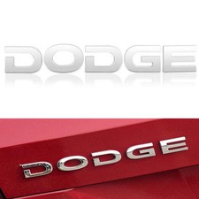 Für DODGE Auto Letter Abzeichen Heck Stamm Schriftzug Embleme Aufkleber Metal