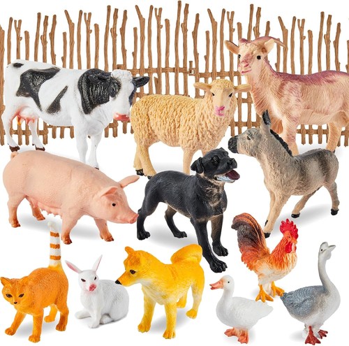 Bauernhof tiere figuren set - bauernhof,