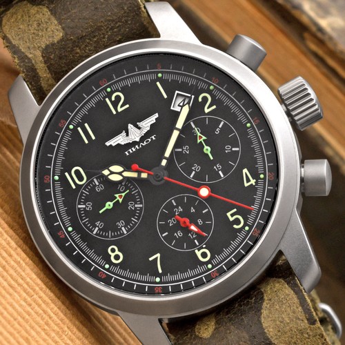 Herrenuhr pilot chronograph - herrenuhr,