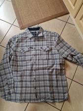 Herren Holzfäller Hemd Thermohemd Sweatshirt Kariert, XXL (45-46)