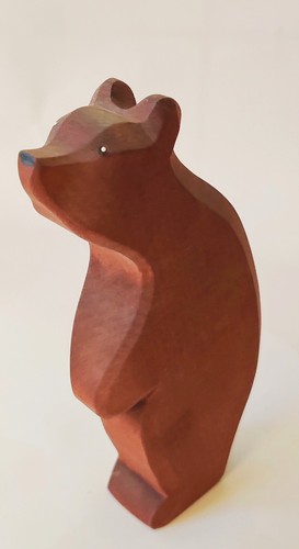 Krippenfiguren braunbär - krippenfiguren,