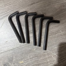 6 Stück Sechskantschlüssel Innensechskant ungefast schwarz 8 mm Lagerauflösung