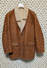 Mantel Jacke Montone Leder