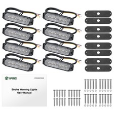 8x Frontblitzer 12LED