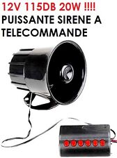 FEUERWEHR POLIZEI.. SIRENE 12V 6 SONS SPECIAL 4X4 LAND RANGE JEEP HDJ PATROL HUMMER