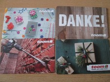4 x Geschenkkarte TOOM leer