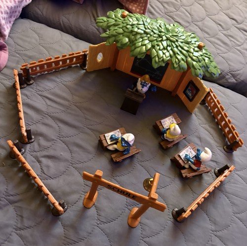 Schlumpf schule schleich 40712 - schule,