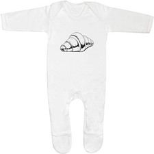 Baby Strampler Jumpsuits / Schlafanzüge "Single Croissant" (SS051210)