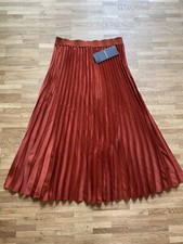 Terrakotta Faltenrock