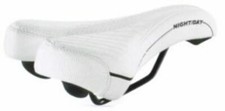 Fahrradsattel Retro/Vintage Leder-Optik MONTEGRAPPA NIGHT DAY weiss - NEU -