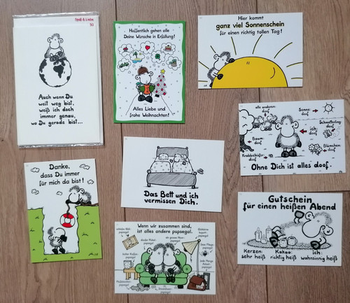 Postkarten sheepcards by - 8,