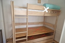 Paidi Fleximo Etagenbett Birke