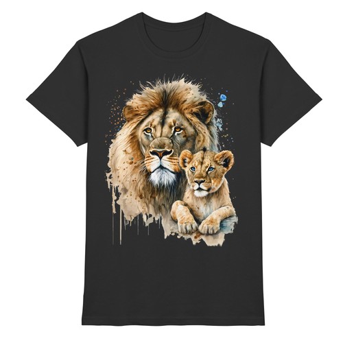 Löwenkopf shirt löwe mit - t-shirt,