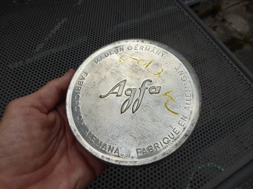 Alte blechdose agfa - -,