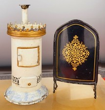 Ausgefallener BING Ofen um 1900 für die antike Puppenstube