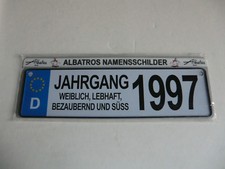 Albatros Namensschilder