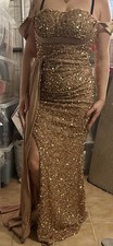 Festliches kleid mit seiten - festliches,
