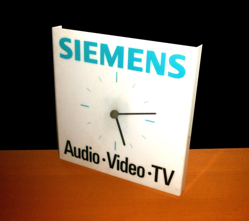 Alte siemens werbeuhr wanduhr - werbeuhr,