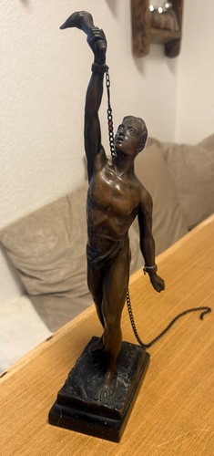 Bronze skulptur signiert - skulptur,