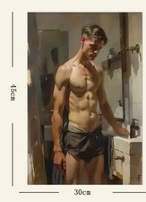 Gay Art Print Schwul Mann Akt