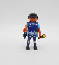 PLAYMOBIL Police Polizist mit Pistole und Taschenlampe