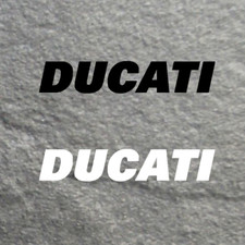 2 x DUCATI Aufkleber • Sticker • Schriftzug • verschiedene Farben & Größen