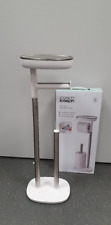 Joseph Joseph EasyStore Toilettenpapierhalter mit Sanitärartikel-Fach - Edelstah