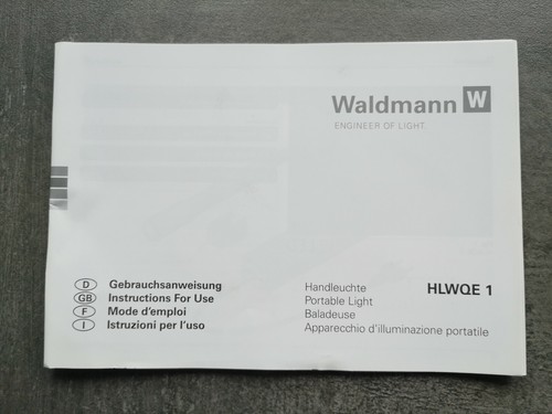 Waldmann handleuchte hlwqe1 - handleuchte,