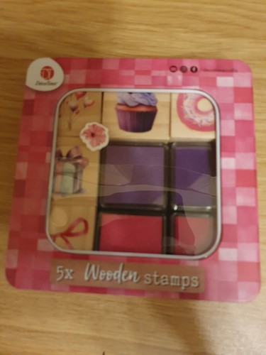 Holzstempel set teilig 5 - set,, 9-teilig,