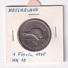 Neuseeland - 1 Florin 1948 Kiwi