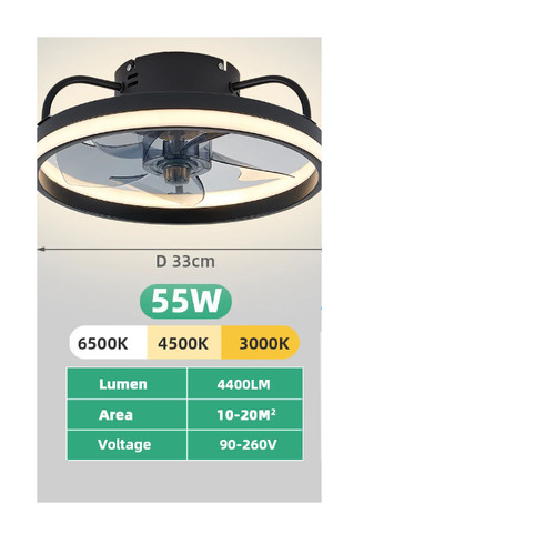 Deckenventilator mit led licht - mit, led-licht