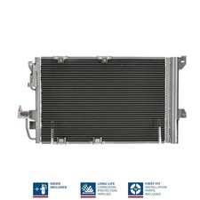 NISSENS 94650 Kondensator Klimaanlage für OPEL Astra G CC (T98) Zafira A (T98)