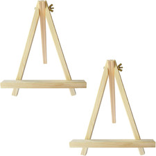 2 Stück Tischstaffelei Holz