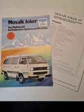 Prospekt brochure Westfalia