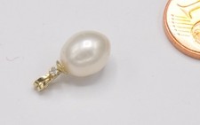 Anhänger Perle Weiß Creme