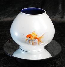 Vase Hand bemalt + lackiert