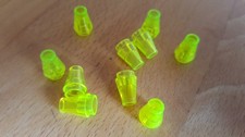 10 neon-grün-durchsichtige