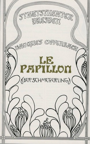 Programmheft jacques offenbach - programmheft,