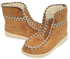 WARME Hausschuhe *Camel-Honig*