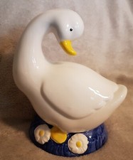 Deko gans weiß keramik 18 - deko,
