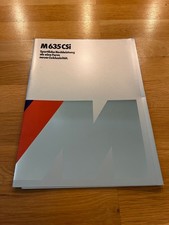 Bmw e24 m635 csi prospekt - m635, csi: