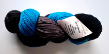 Rohrspatz und Wollmeise DK WD "YOTTA",  160gr, handgefärbter Strang