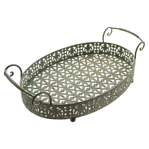 Tablett antik rost optik - tablett,