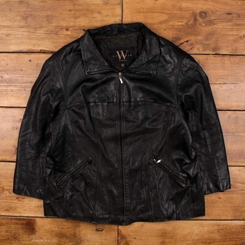 Vintage winlit lederjacke - vintage,