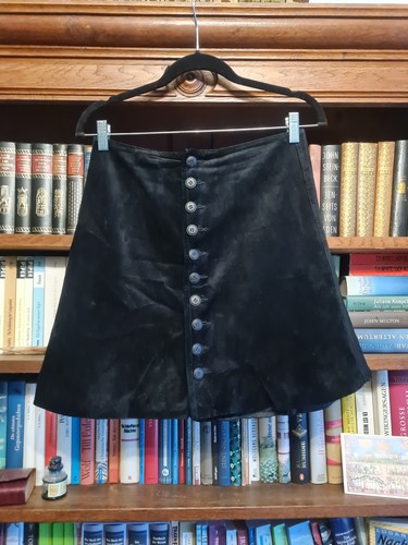 Wildleder rock schwarz damen - wildleder,