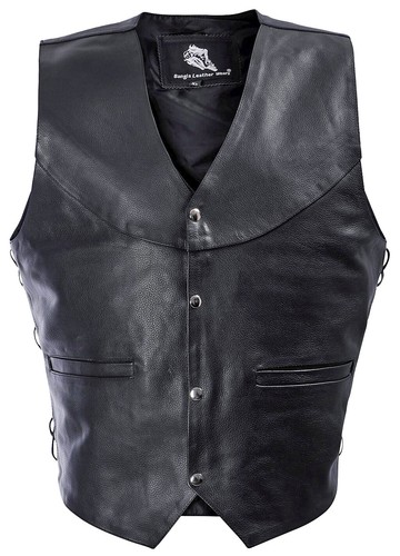 Herren lederweste weste - herren,
