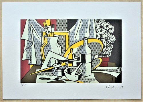 Roy lichtenstein still life - ",