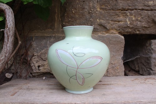 Vase spechtsbrunn handgemalt - vase,
