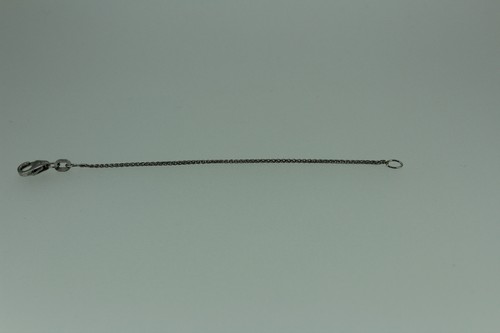 Zopf kette gold - 585, weißgold
