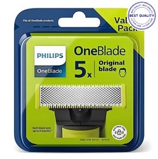 5x Original Philips OneBlade Ersatzklingen OneBlade und Pro Modelle QP250/50 DE